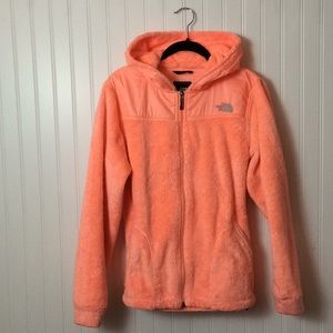 Coral North Face Polar Fleece Jacket